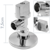 Primematik - Llave De Paso Cisterna En Escuadra 1/2"-3/8" Teflón Antical Ks18200