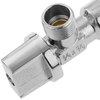 Primematik - Llave De Paso Cisterna En Escuadra 1/2"-3/8" Teflón Antical Ks18200