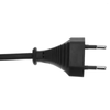 Bematik - Cable De Alimentación Eléctrico Ho3vvh2-f De 1.8 M De Enchufe Bipolar A Bornes 2 X 0.75 Mm² Negro Fa10100