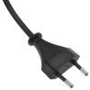 Bematik - Cable De Alimentación Eléctrico Ho3vvh2-f De 1.8 M De Enchufe Bipolar A Bornes 2 X 0.75 Mm² Negro Fa10100