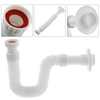 Primematik - Tubo Flexible Blanco Para Lavabo-bidet 1"1/4 X ∅ 32 - ∅ 40 Mm Ks20600