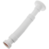 Primematik - Tubo Flexible Blanco Para Lavabo-bidet 1"1/4 X ∅ 32 - ∅ 40 Mm Ks20600