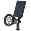 Bematik - Foco Led Solar Ip44 2w 200lm Con Estaca Para Jardín Nf10400