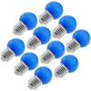 Primematik - Bombilla Led G45 E27 230vac 0,5w Luz Azul 10 Pack Nt19200