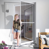 Primematik - Puerta Mosquitera Max 100 X 210 Cm Aluminio Blanco Ah10100