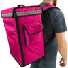 Primematik - Mochila Isotérmica 35 X 49 X 25 Cm Rosa Para Comidas Al Aire Libre Y Entrega De Pedidos Delivery De Comida En Moto O Bicicleta Cb07500