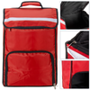 Primematik - Nevera Portátil Roja 40 Litros 34x47x25cm, Mochila Bolsa Isotérmica Para Picnic, Camping, Playa, Entrega De Alimentos En Moto O Bicicleta Cb05400