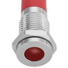 Bematik - Luz Led Piloto De 8mm 12vdc Para Montaje En Panel De Color Rojo Qw02200