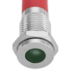 Bematik - Luz Led Piloto De 8mm 12vdc Para Montaje En Panel De Color Verde Qw02300