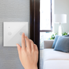 Bematik - Interruptor Inteligente Táctil Doble En Color Blanco Compatible Con Google Home, Alexa Y Ifttt An12100