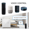 Bematik - Interruptor Inteligente Táctil Doble En Color Blanco Compatible Con Google Home, Alexa Y Ifttt An12100