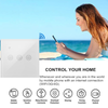 Bematik - Interruptor Inteligente Táctil Triple En Color Blanco Compatible Con Google Home, Alexa Y Ifttt An12200