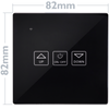 Bematik - Interruptor Inteligente Táctil Regulable En Color Negro Compatible Con Google Home, Alexa Y Ifttt An12800