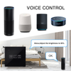 Bematik - Interruptor Inteligente Táctil Regulable En Color Negro Compatible Con Google Home, Alexa Y Ifttt An12800