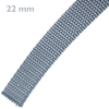 Primematik - Cinta Para Persiana De Nailon Gris De 22mm X 6m Bs20300