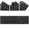 Bematik - Teclado Negro Qwerty Español Usb 105 Teclas Kf00000