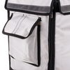 Primematik - Mochila Isotérmica 35 X 49 X 25 Cm Blanca Para Comidas Al Aire Libre Y Entrega De Pedidos Delivery De Comida En Moto O Bicicleta Cb07600