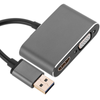 Bematik - Conversor De Usb 3.0 Macho A Vga Y Hdmi Uu09000