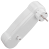 Bematik - Multiplicador Adaptador De Clavija Enchufe Schuko Triple Blanco Con Interruptor Ia08700