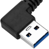 Bematik - Cable Usb-c 3.1 Macho Acodado A Usb-a 3.1 Macho Acodado De 2 M Color Negro Uw05300