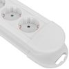 Bematik - Regleta De Enchufes 10 Schuko Con Interruptor Y Protección Sobretensiones Blanco (1.5m Cable) Ca00900