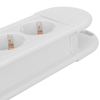 Bematik - Regleta De Enchufes 10 Schuko Con Interruptor Y Protección Sobretensiones Blanco (1.5m Cable) Ca00900