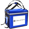 Primematik - Bolsa Isotérmica 50 X 39 X 39 Cm Azul Para Comidas Al Aire Libre Y Entrega De Pedidos Delivery De Comida En Moto O Bicicleta Cb08501
