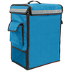 Primematik - Mochila Isotérmica 35 X 49 X 25 Cm Azul Para Comidas Al Aire Libre Y Entrega De Pedidos Delivery De Comida En Moto O Bicicleta Cb08701