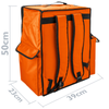 Primematik - Mochila Isotérmica 39 X 50 X 25 Cm Naranja Para Comidas Al Aire Libre Y Entrega De Pedidos Delivery De Comida En Moto O Bicicleta Cb09501