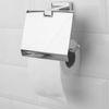 Primematik - Portarrollos De Papel Higiénico Con Tapa Para Baño De Acero Inoxidable Ks37300