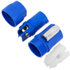 Bematik - Conector Compatible Con Powercon De 3 Pin Tipo A De Color Azul, Enchufe Macho Compatible Con Powercon De 250v Y 20a Xo07100