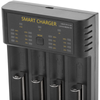 Bematik - Cargador Inteligente Universal Usb 5 Vdc 2a Para Baterías Li-ion Ni-mh/cd Bh08000