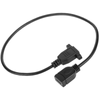 Bematik - Cable Extensor Hdmi Hembra A Hembra Tipo Panel 50 Cm Ub01400