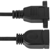 Bematik - Cable Extensor Hdmi Hembra A Hembra Tipo Panel 50 Cm Ub01400