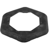 Primematik - Base Hexagonal De Caucho Para Cono 49 Cm Se16900