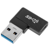 Bematik - Adaptador De 90 Grados Usb 3.0 De Tipo C Hembra A Usb A Macho Uh07700