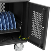 Rackmatic - Kit Montaje De Cerradura Para Armarios De Carga De 10 Ordenadores, Notebook O Tablet Negro Wo05000