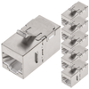 Bematik - Acoplador Keystone Rj45 Hembra A Hembra Cat. 6 Ftp Pack De 6 Unidades Rc14600