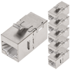 Bematik - Acoplador Keystone Rj45 Hembra A Hembra Cat. 6a Ftp Pack De 6 Unidades Rc14700