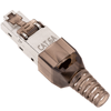 Bematik - Conector Ftp Cat.6a Rj45 Macho Crimpado Automático Pack 6 Unidades Rc15300