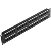 Rackmatic - Patch Panel De 48 Rj45 Cat.5e Utp 2u Negro Rc03101