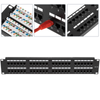 Rackmatic - Patch Panel De 48 Rj45 Cat.5e Utp 2u Negro Rc03101