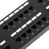 Rackmatic - Patch Panel De 48 Rj45 Cat.5e Utp 2u Negro Rc03101