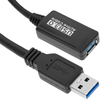 Bematik - Cable Prolongador Con Amplificador Usb-a 3.0 Macho A Usb-a 3.0 Hembra 5 M Negro Ua03500