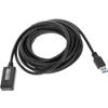 Bematik - Cable Prolongador Con Amplificador Usb-a 3.0 Macho A Usb-a 3.0 Hembra 5 M Negro Ua03500