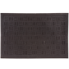 Primematik - Felpudo Rectangular De Polipropileno Liso Gris Oscuro 60x40cm Hp03600