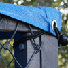 Primematik - Toldo Lona De Protección Impermeable De Polietileno Doble Cara Verde Y Azul 2x3m Ja31500