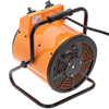 Primematik - Calefactor Industrial De Aire De Suelo 1000 / 2000 W De Color Naranja Y Forma De Tubo Kl11100