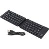 Teclado Inalambrico Bt Plegable, Portátil, Ultrafino, Con Panel Táctil, Para Windows/android/ios. Máquina De Escribir Con Teclado Ergonómico Ultrafino Portátil De 15 Mm, 67 Teclas, 3 Millones De Clics, Batería De 120 Mah, Para Teléfono Móvil/tabl