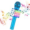 Micrófono Karaoke Bluetooth Inalámbrico Portátil Reproductor De Música Multicolor